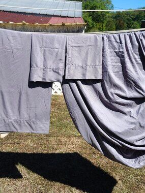 Adrienne Vittadini Gray King Size Sheet Set